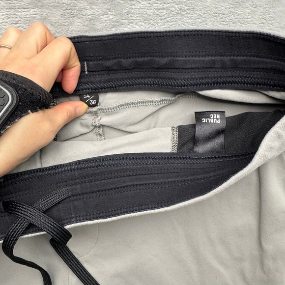 Public Rec Joggers Men 34x36 Gray All Day Every Day Pant Athletic Lounge Tapered - Picture 5 of 11